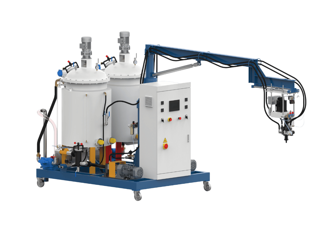 Двухкомпонентная машина для вспенивания полиуретана под низким давлением
