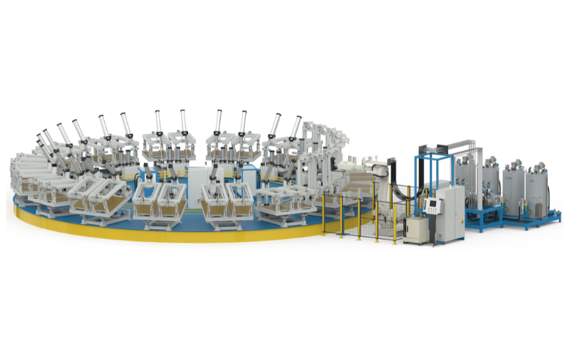 Production Lines in Foam Manufacturing Production Lines in Foam Manufacturing
