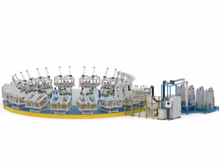 Polyurethane Mold Foaming Production line